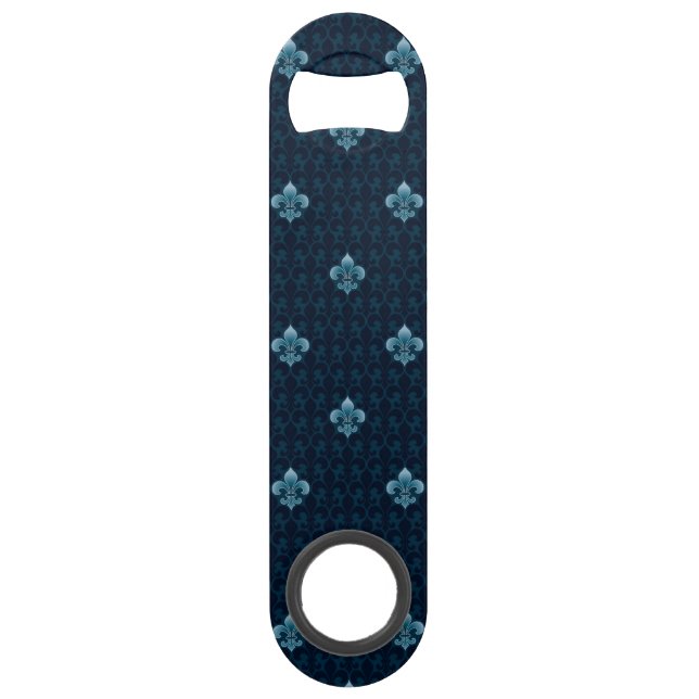Fleur De Lis Pattern Bar Key (Front)