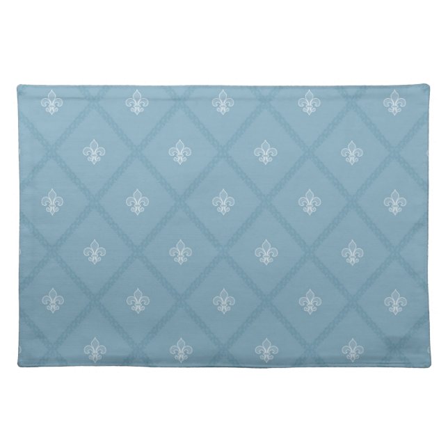 Fleur-de-lis pattern cloth placemat (Front)
