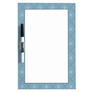 Fleur-de-lis pattern Dry-Erase board
