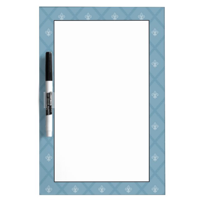 Fleur-de-lis pattern Dry-Erase board (Front)