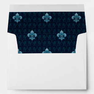 Fleur De Lis Pattern Envelope