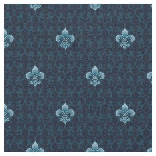Fleur De Lis Pattern Fabric | Zazzle.com