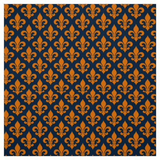 Fleur De Lis Pattern Fabric