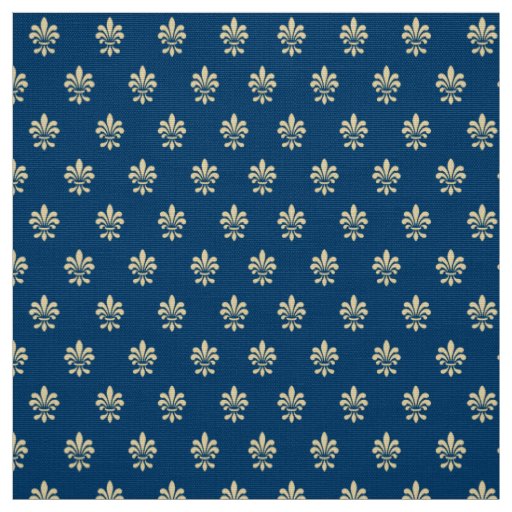 Fleur De Lis Pattern Fabric