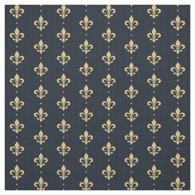 Fleur De Lis Pattern Fabric (Swatch)