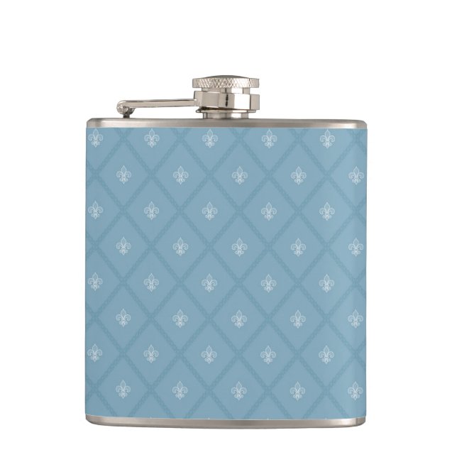 Fleur-de-lis pattern flask (Front)