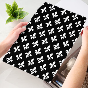 Fleur de Lis Pattern, French, Royal, White Envelope Mailers