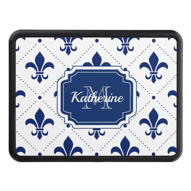 Fleur-de-lis Pattern Hitch Cover (Front)