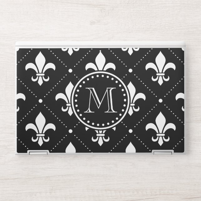 Fleur De Lis Pattern HP Laptop Skin (Front)