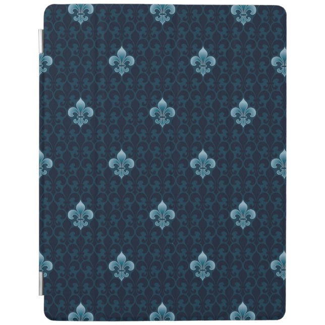 Fleur De Lis Pattern iPad Smart Cover (Front)