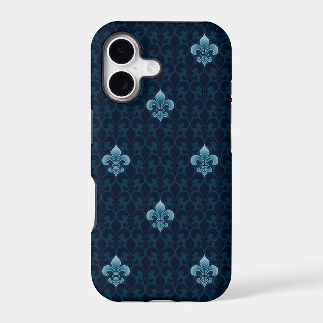 Fleur De Lis Pattern Iphone Case (Back)