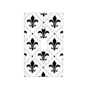 Fleur De Lis Pattern Light Switch Cover