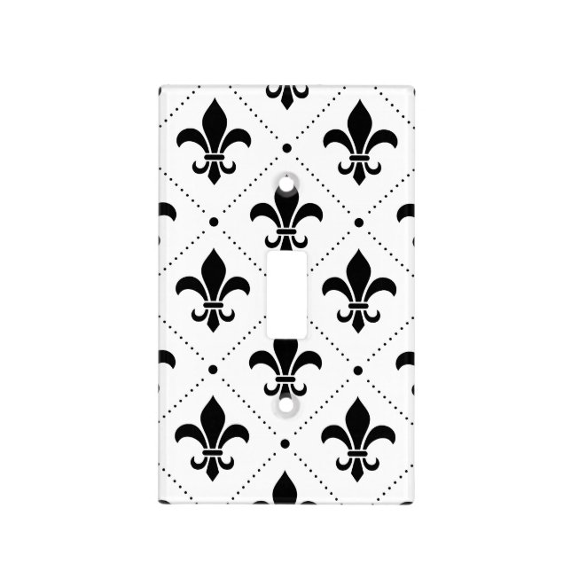 Fleur De Lis Pattern Light Switch Cover (Front)