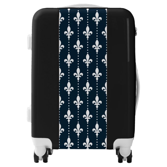 Fleur De Lis Pattern Luggage (Front)
