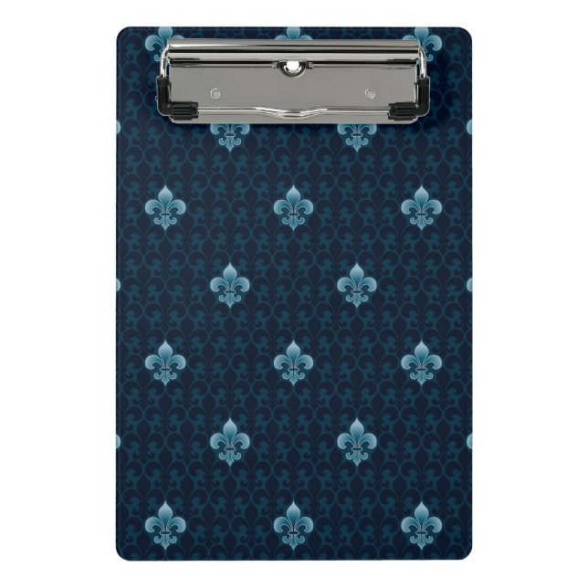 Fleur De Lis Pattern Mini Clipboard (Front)