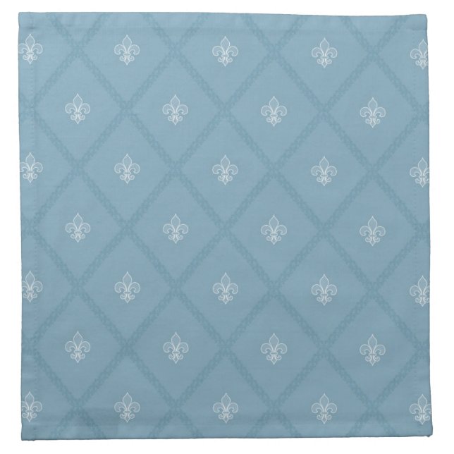 Fleur-de-lis pattern napkin (Front)
