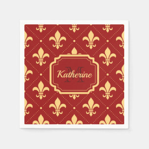 Fleur-de-lis Pattern Napkins
