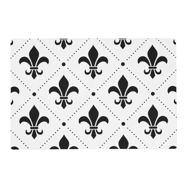 Fleur De Lis Pattern Placemat (Front)