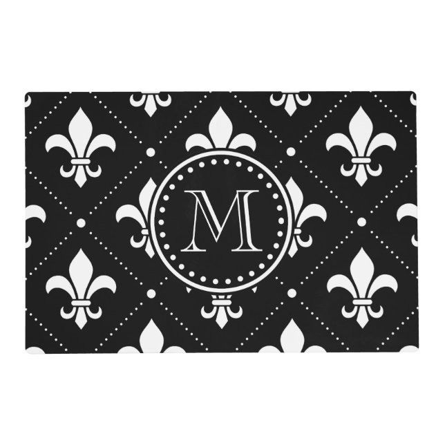 Fleur De Lis Pattern Placemat (Front)