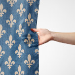 Fleur de Lis Pattern, Royal French, Cream on Blue Scarf<br><div class="desc">Elegant, stylish and sophisticated pattern with cream Fleur De Lis Pattern on navy blue background. Modern and trendy design, perfect for the heraldry charge lover.</div>