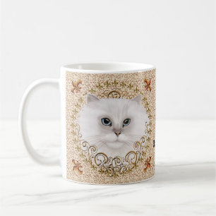 Fleur De Lis  Persian Cat Mug
