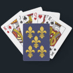 Fleur-de-lis Playing Cards<br><div class="desc">Heraldic device of the French monarchy and symbol of the Virgin Mary, the fleur-de-lis can be found on many medieval and modern coats-of-arms.</div>