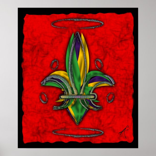 Fleur de Lis Print (Front)