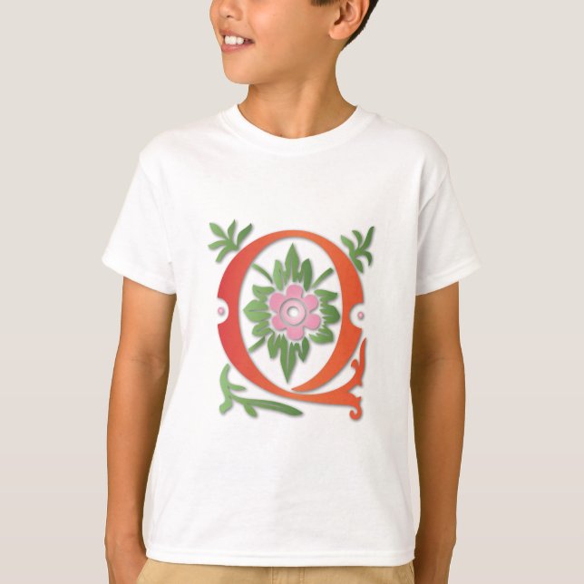 Fleur-de-lis Q Monogram T-Shirt (Front)