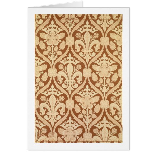 'Fleur-de-Lis', reproduction wallpaper designed by Cards (Front)