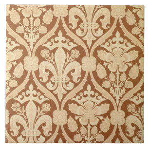 'Fleur-de-Lis', reproduction wallpaper designed by Ceramic Tile