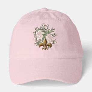 Fleur De Lis Rose hat