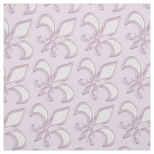 Fleur de Lis royal purple pattern Fabric