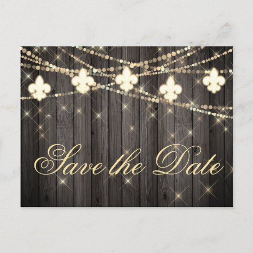Fleur de Lis Rustic Lights | Boho Chic Wedding