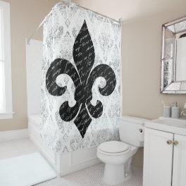 Fleur De Lis Shower Curtain