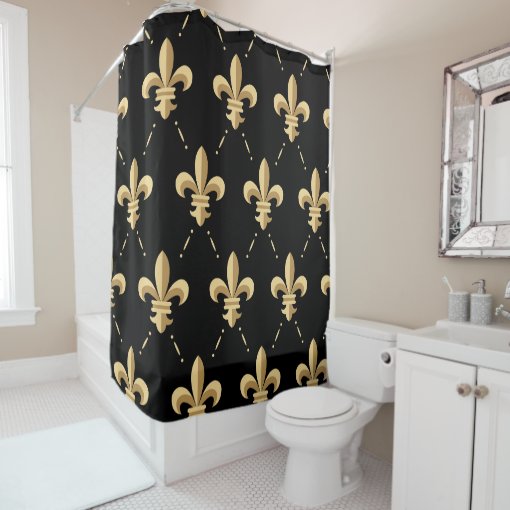 Fleur De Lis Shower Curtain Zazzle