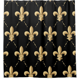Fleur De Lis Shower Curtain