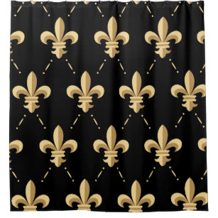 Fleur De Lis Shower Curtains Zazzle