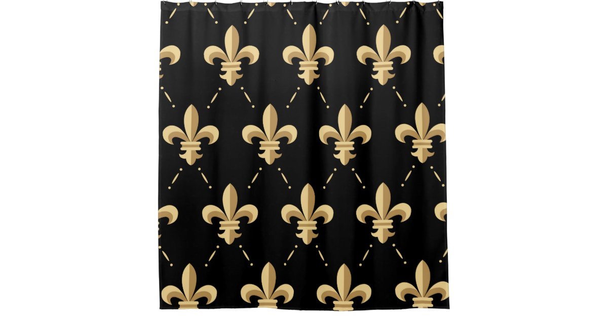 Fleur De Lis Shower Curtain Zazzle