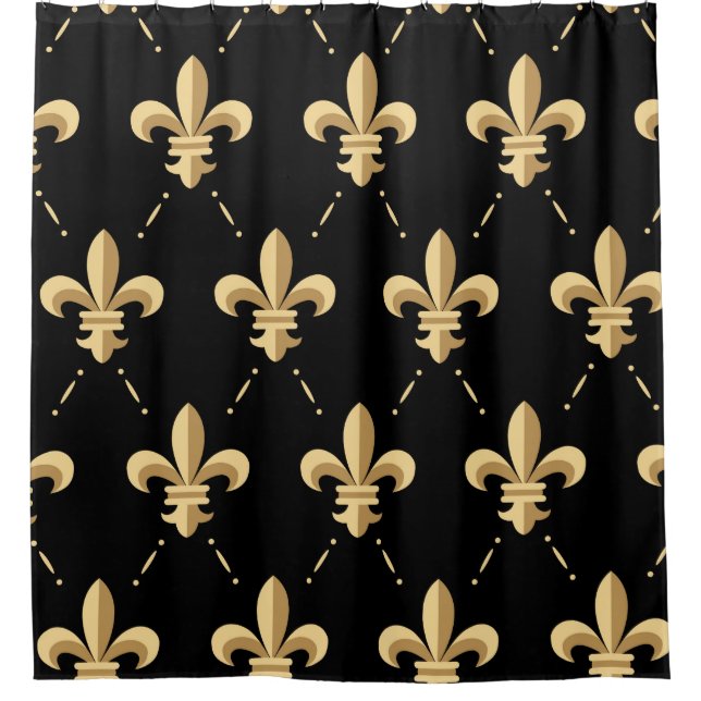Fleur De Lis Shower Curtain (Front)