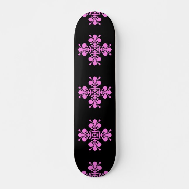 Fleur de lis skateboard (Front)