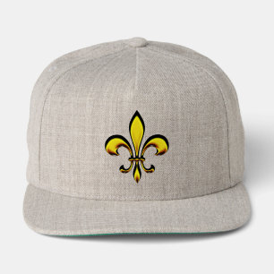 Fleur De Lis Snap Back Hat
