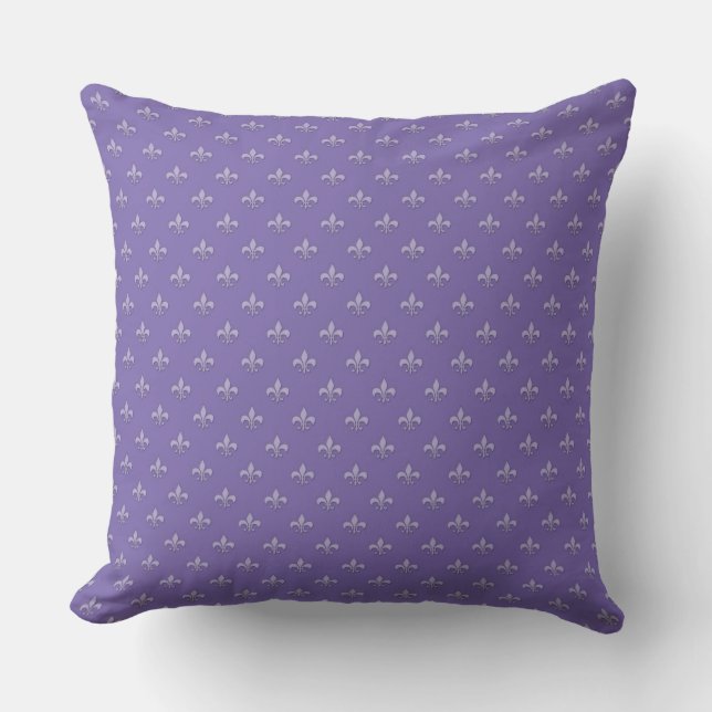 Fleur de Lis - SRF Throw Pillow (Front)