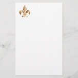 Fleur de lis stationery