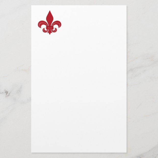 Fleur de Lis Stationery (Front)