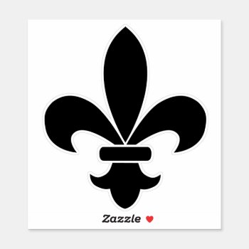 Fleur De Lis Sticker by SweetSarahDreamStore at Zazzle