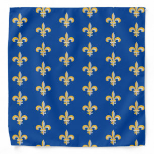 Fleur de Lis symbol Bandana