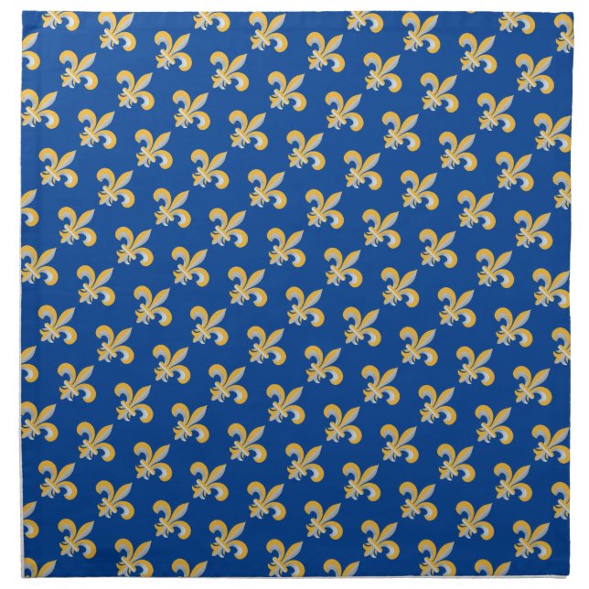 Fleur de Lis symbol Cloth Napkin (Front)