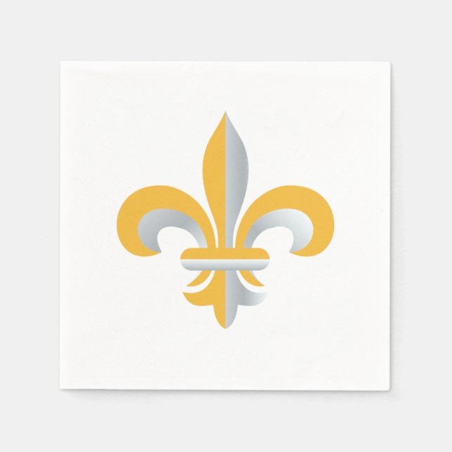 Fleur de Lis symbol Napkins (Front)