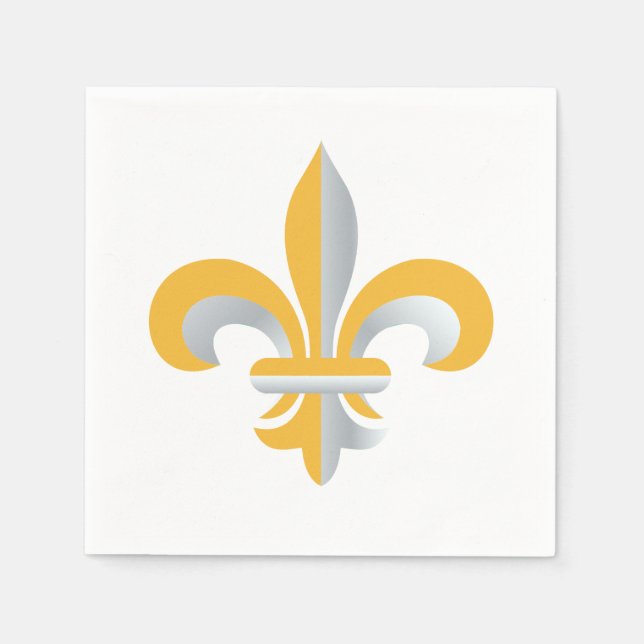 Fleur de Lis symbol Napkins (Front)