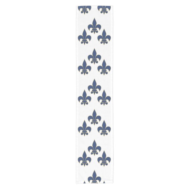 Fleur de Lis symbol Short Table Runner (Front)